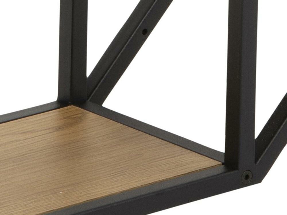 Fali polc Norsica Sevferi 144 (Vad tölgy + Fekete)