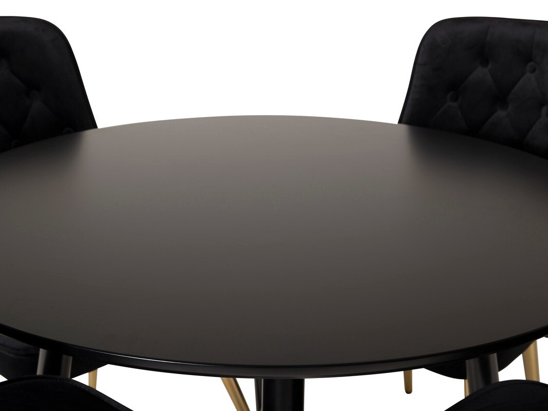 Étkezőgarnitúra Dallas 1277 (Szürke + Fekete)