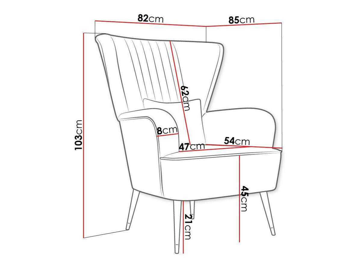 Fotel Orem 111 (Magic Velvet 2258)