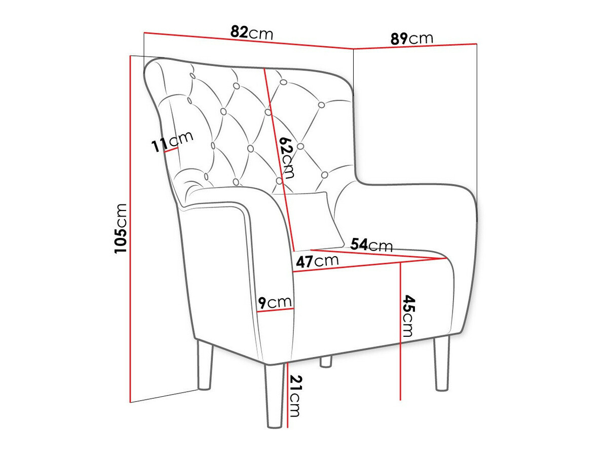 Fotel Orem 113 (Magic Velvet 2225)