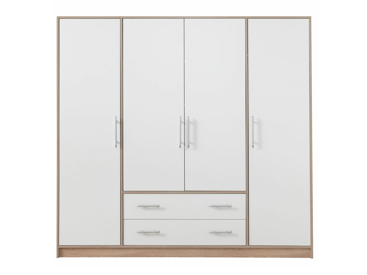 Gardróbszekrény Cavmero 100 (Sonoma tölgy + Fehér)