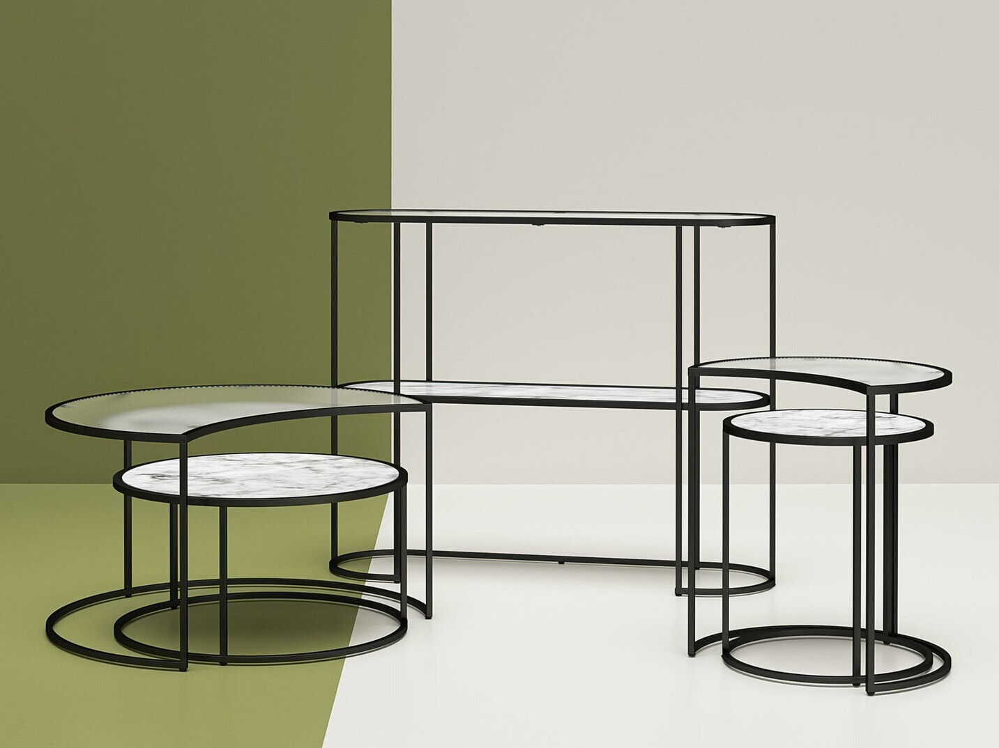 Oldalsó asztalok szett Tulsa 453