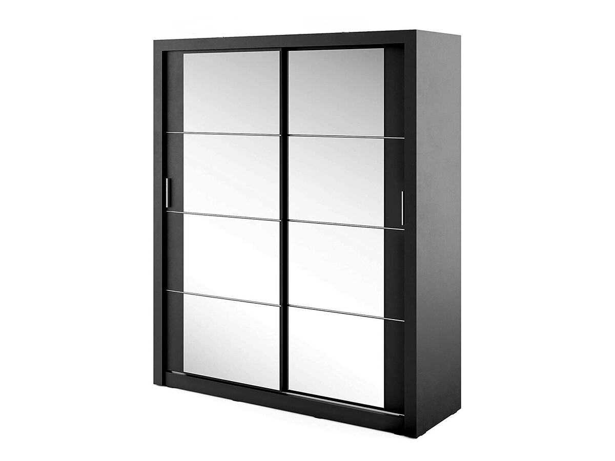Gardróbszekrény Fresno 102 (Fekete)