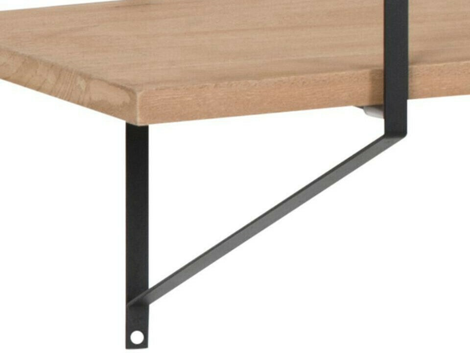 Fali polc Norsica 447 (Világosbarna + Fekete)