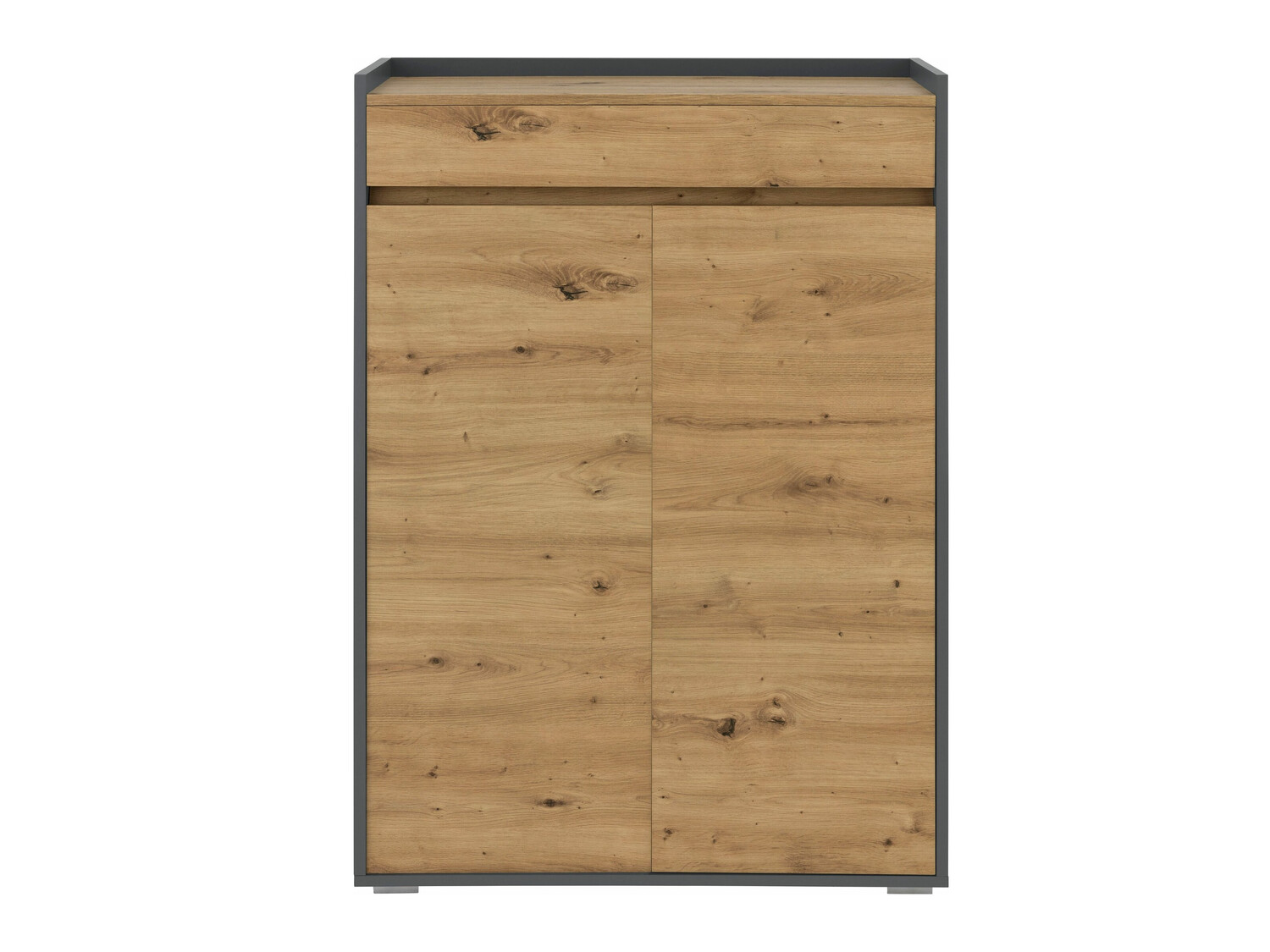 Cipőtároló Ruvciri 101 (Tölgy + Antracit)