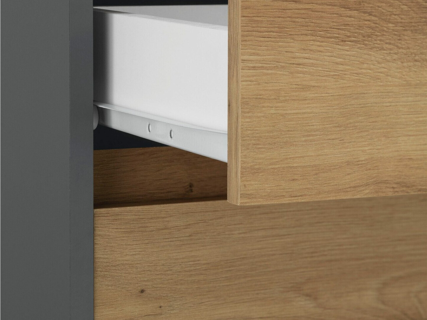 Cipőtároló Ruvciri 101 (Tölgy + Antracit)