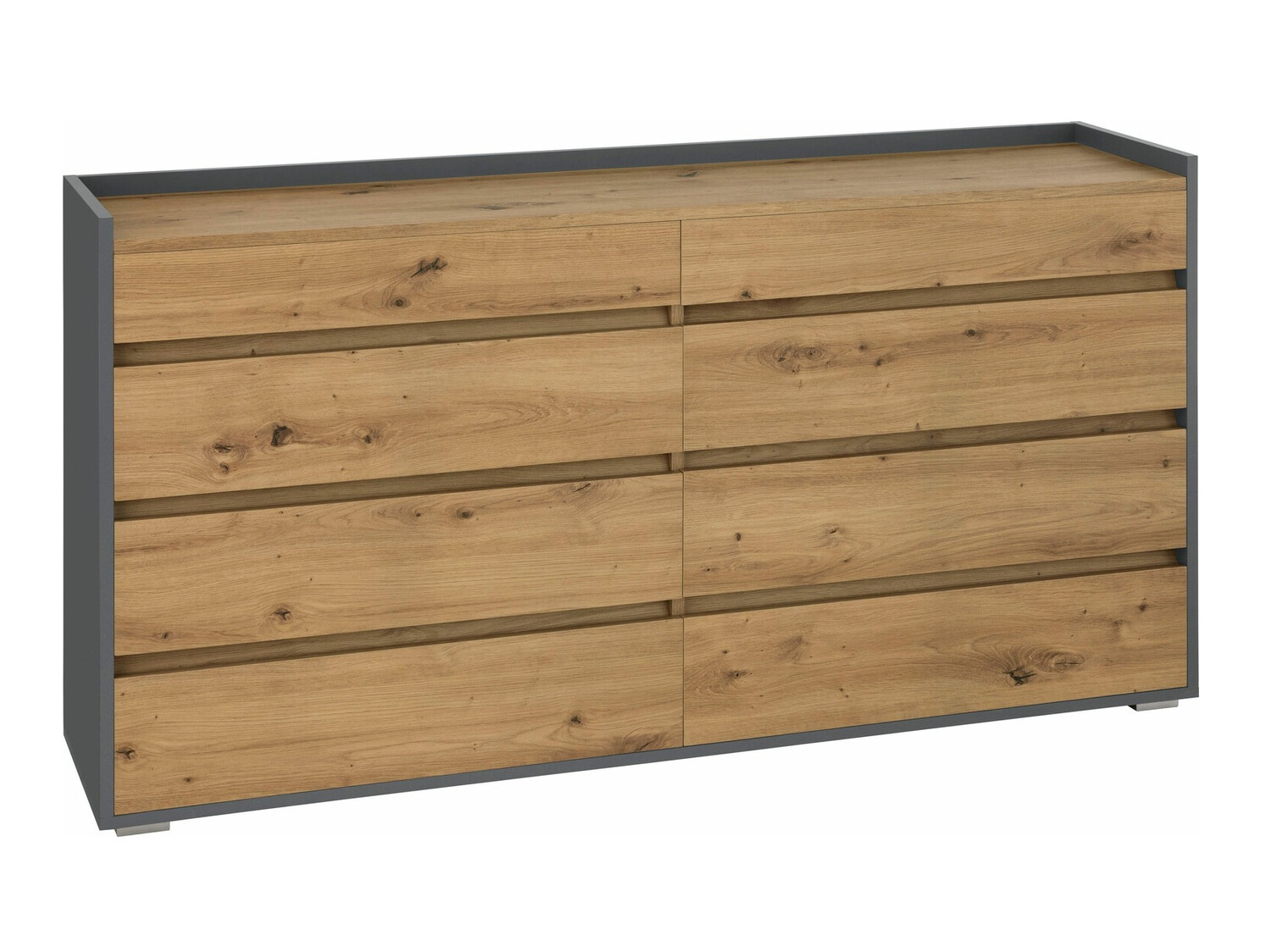 Komód Ruvciri 100 (Tölgy + Antracit)