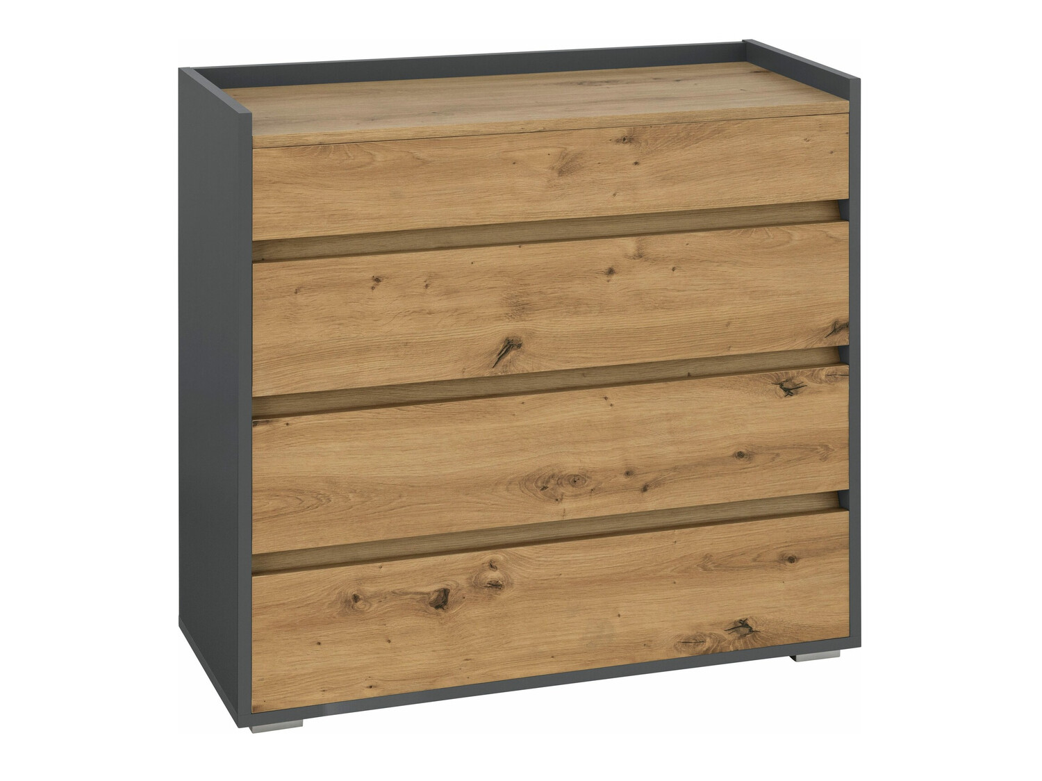 Komód Ruvciri 105 (Antracit + Tölgy)