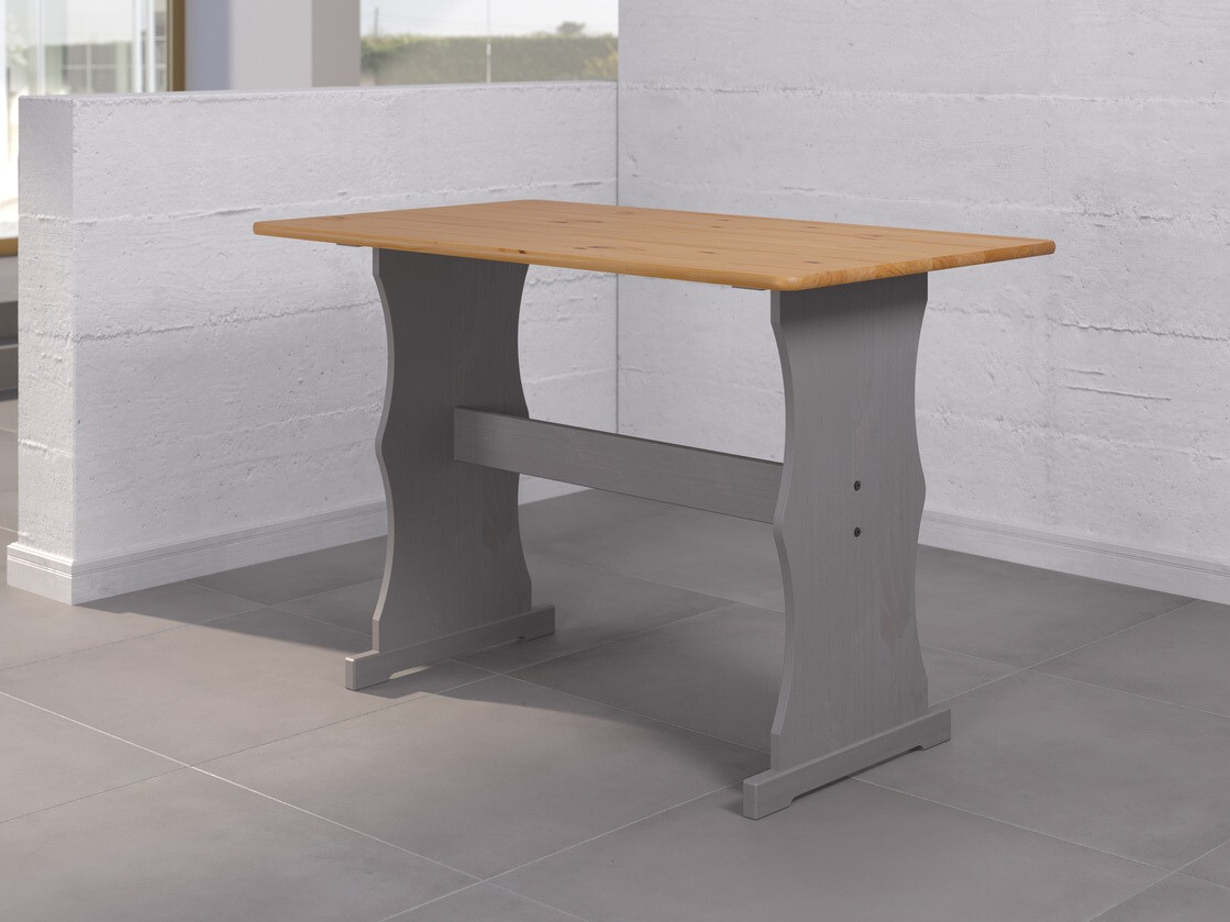 Sarok étkező garnitúra Indianapolis D104 (Szürke + Fényes fa)