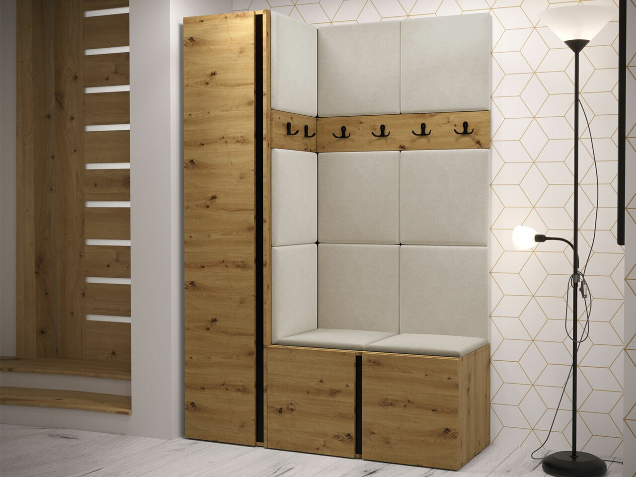 Előszoba garnitúra Hartford 471 (Artisan tölgy)