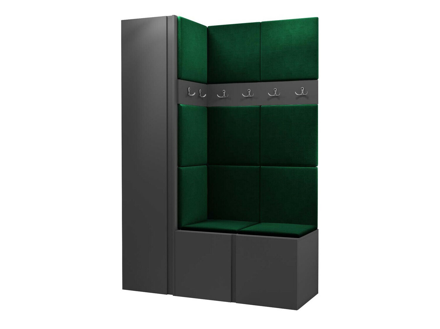 Előszoba garnitúra Hartford 471 (Grafit)