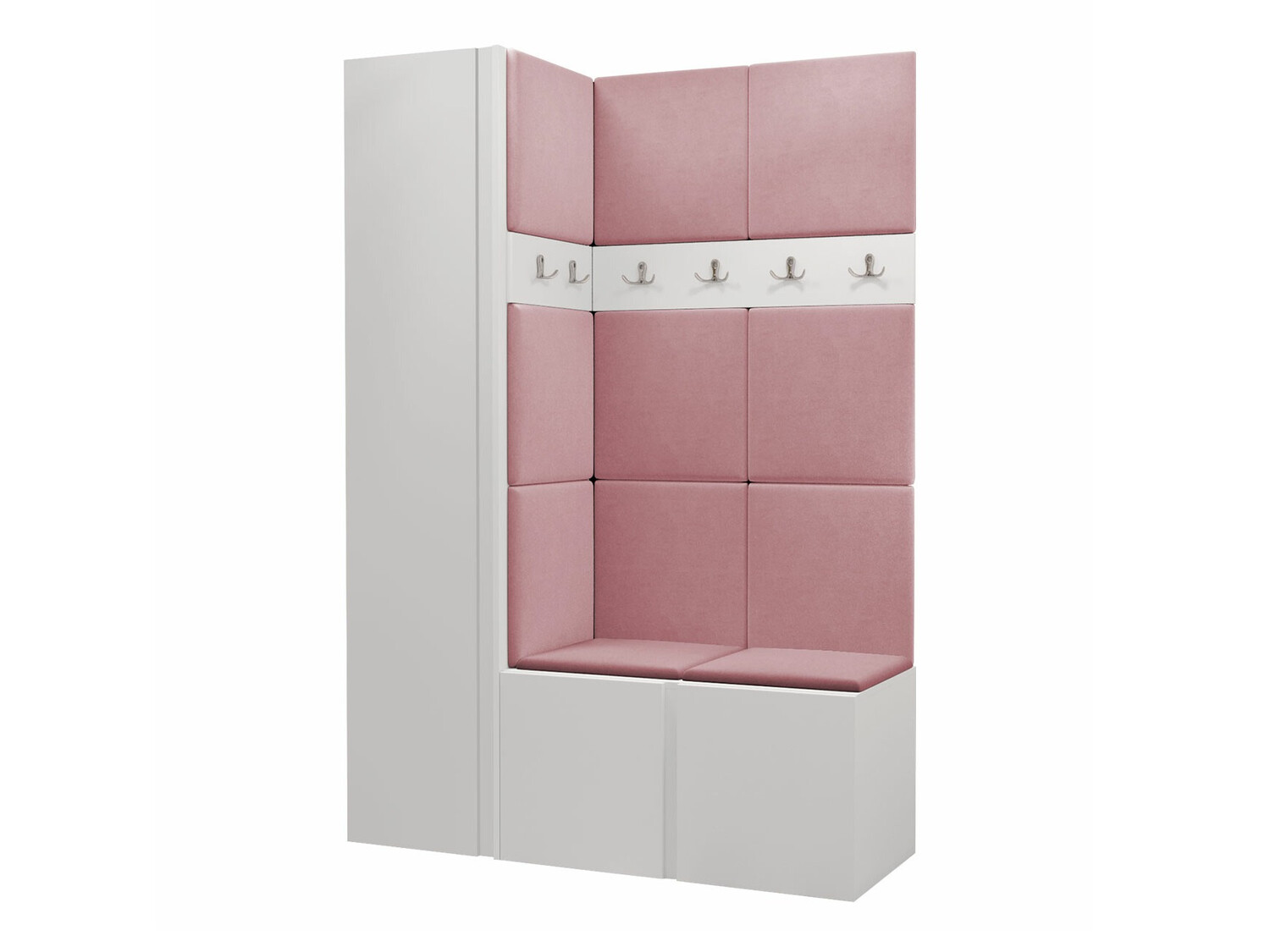 Előszoba garnitúra Pinis IX (Fehér)