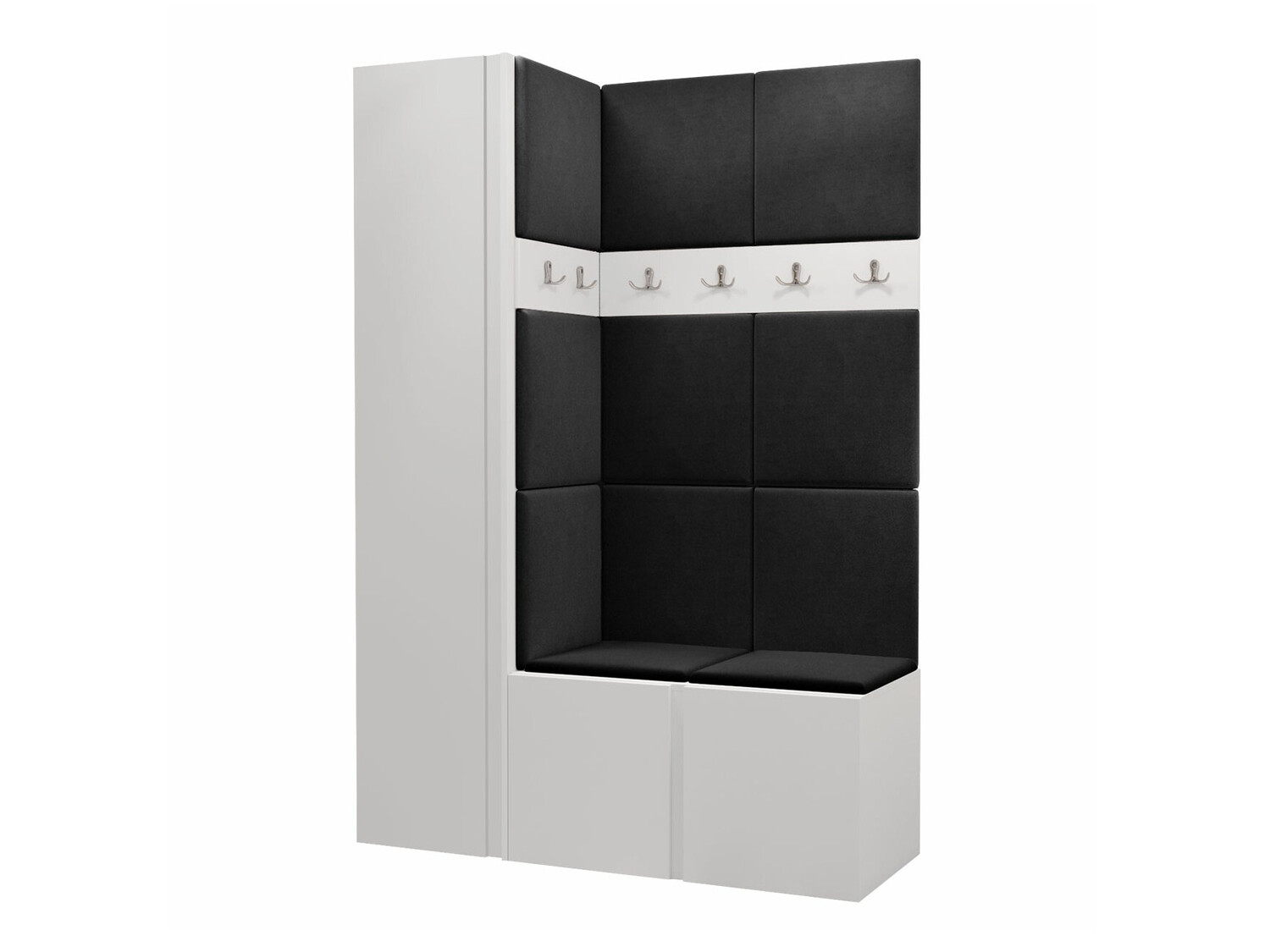 Előszoba garnitúra Pinis IX (Fehér)