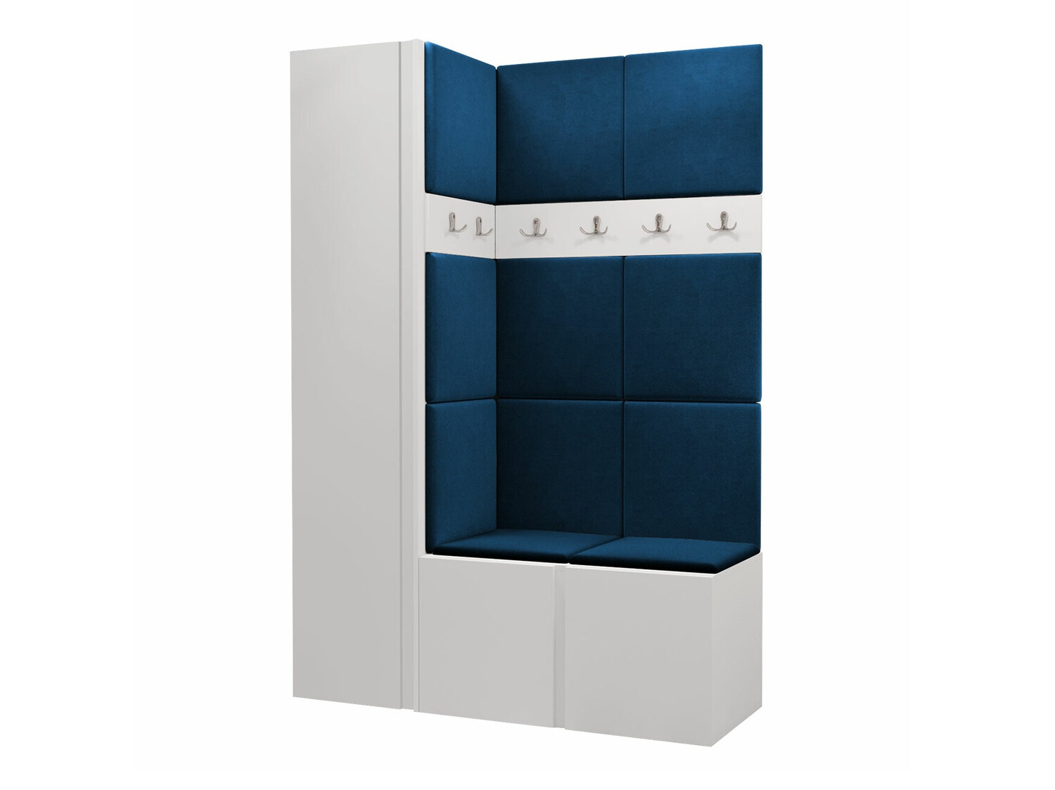 Előszoba garnitúra Pinis IX (Fehér)