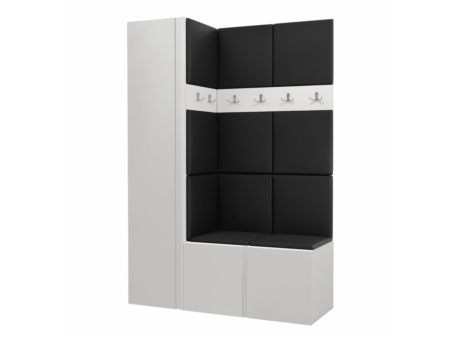 Előszoba garnitúra Pinis IX (Fehér)