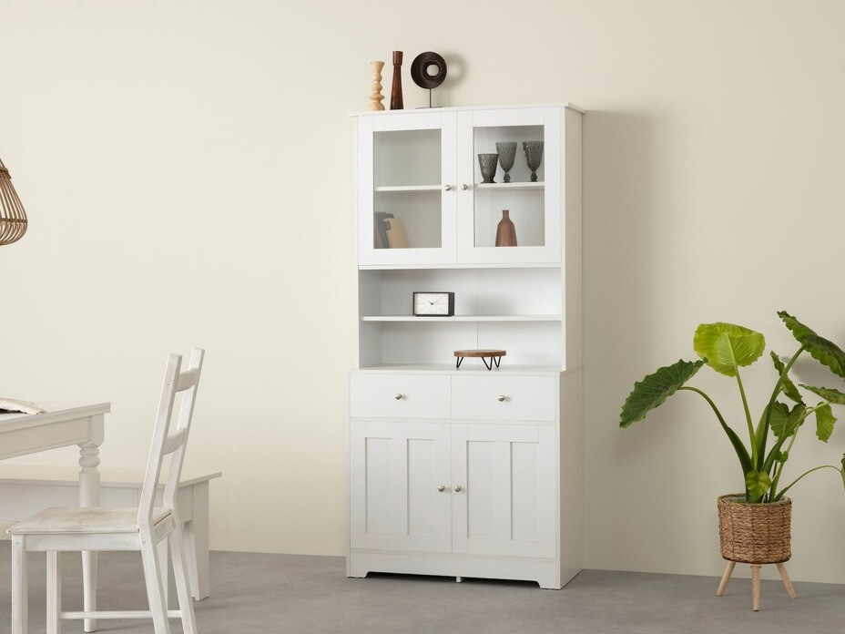 Könyvespolc Denton 892 (Fehér)