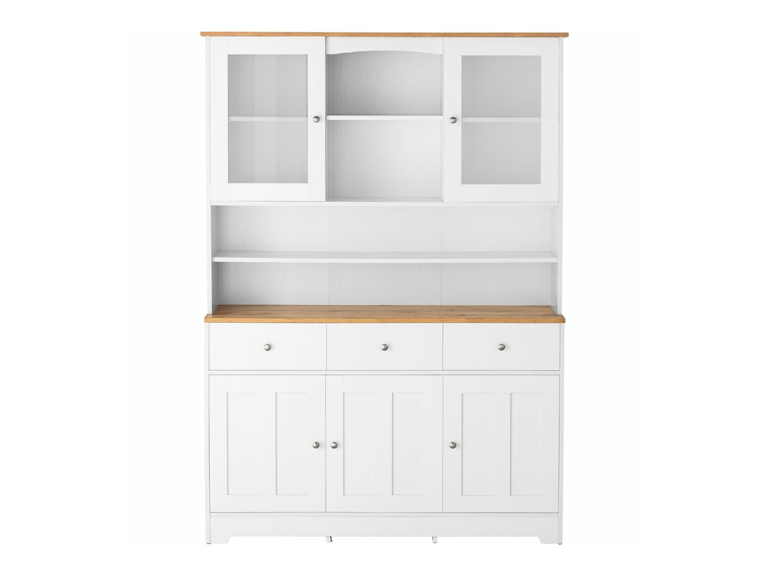 Könyvespolc Denton 893 (Fehér + Tölgy)