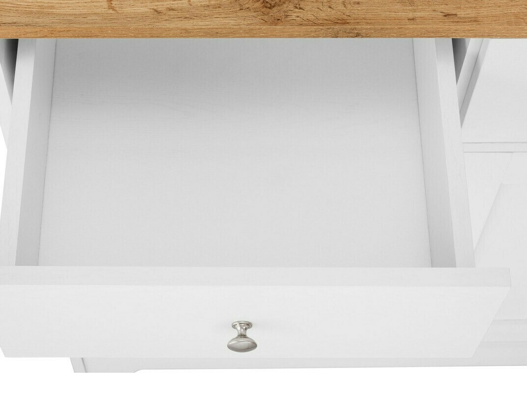 Könyvespolc Denton 893 (Fehér + Tölgy)