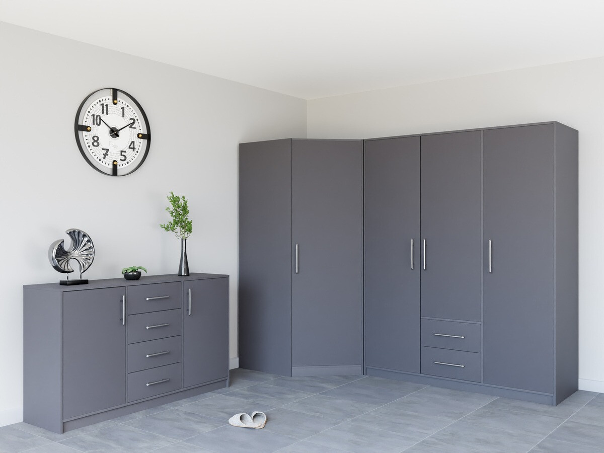 Sarokszekrény Cavmero 106 (Antracit)