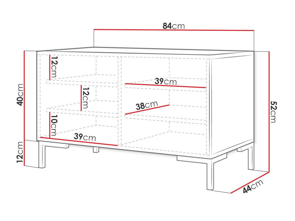 Cipőtároló Nomal (Fehér + Aranysárga)