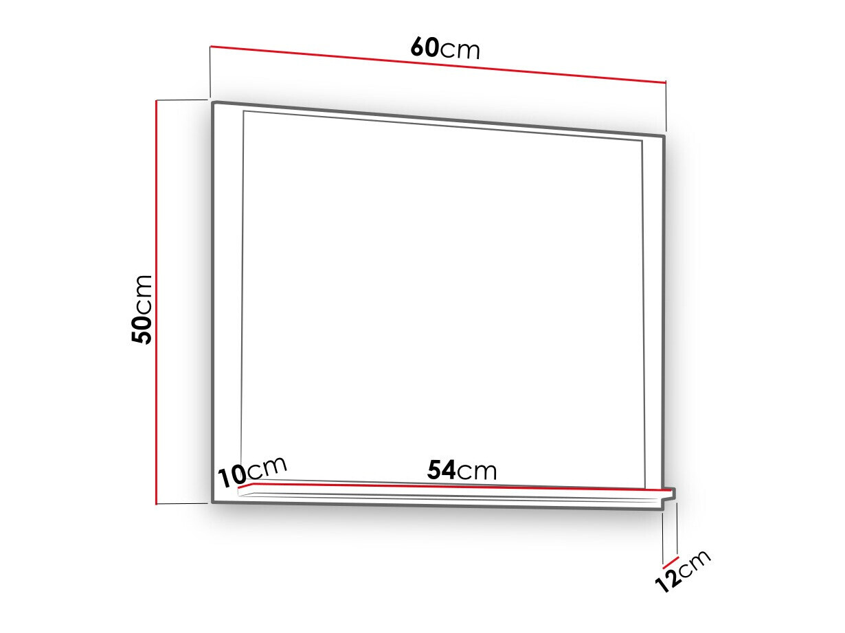 Fürdőszoba tükör Baltesi 119 (Artisan tölgy)