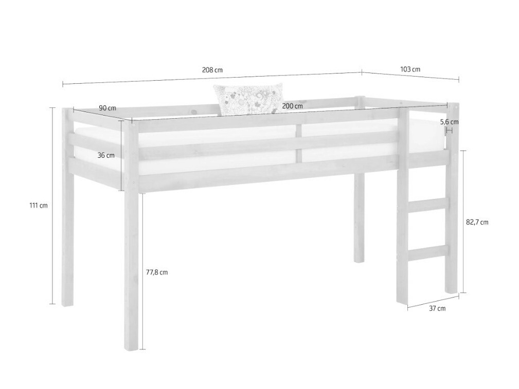 Galériaágy Ruvfiva 101 (Szürke)