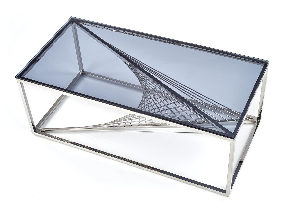 Dohányzóasztal Houston 1494 (Ezüst)