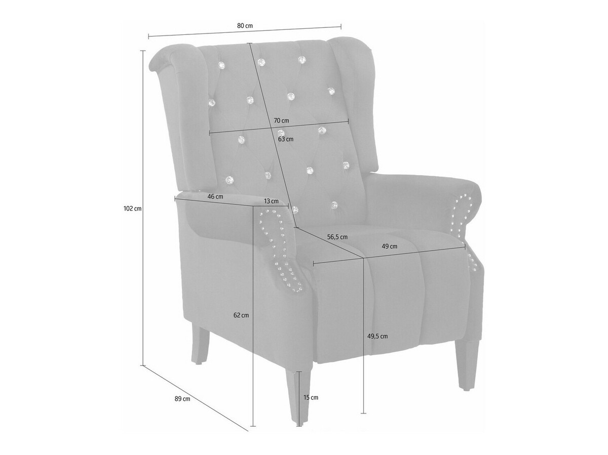 Relax fotelágy Denton 908 (Antracit)