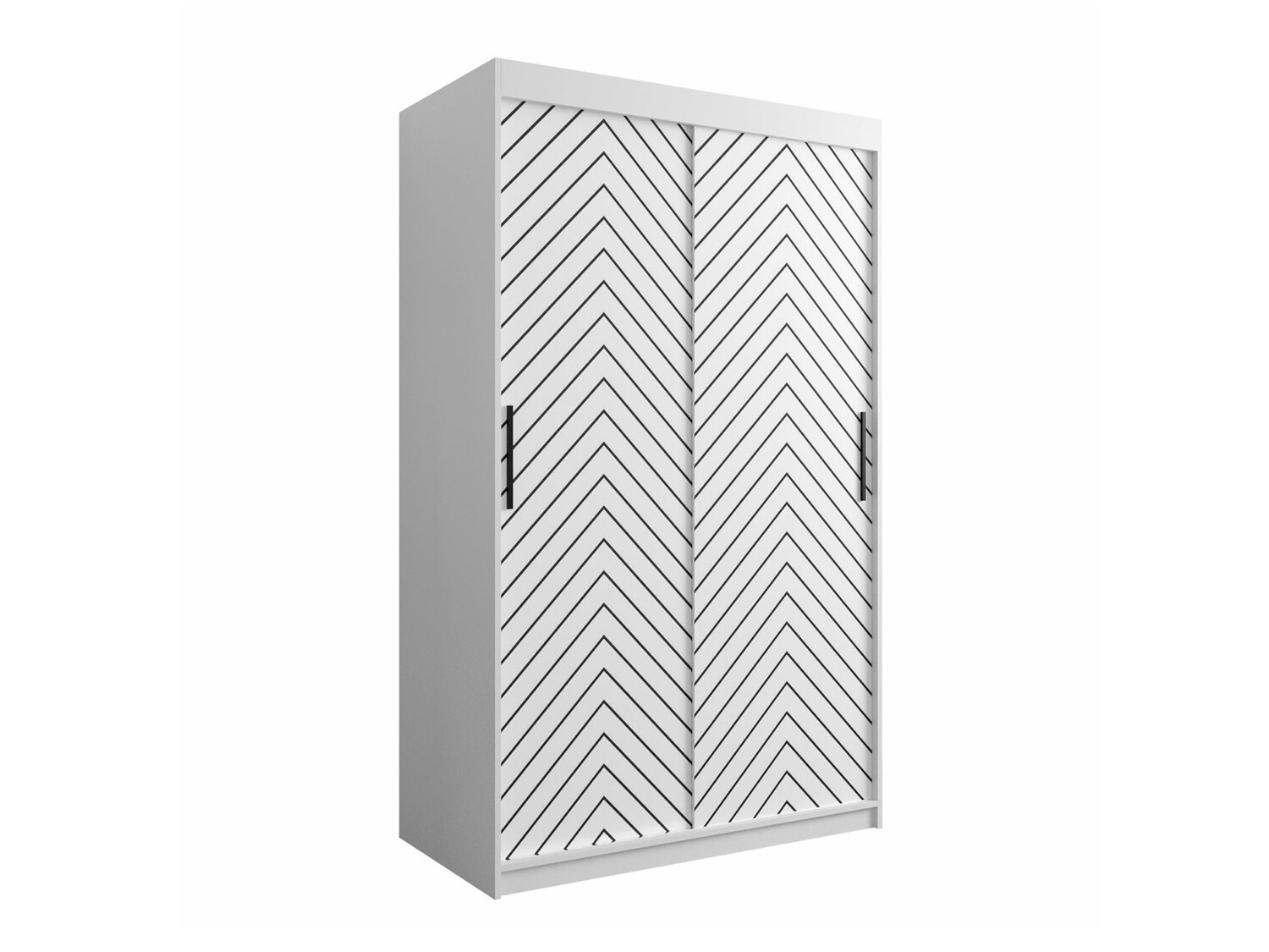 Gardróbszekrény Hartford 308 (Fehér + Fekete)