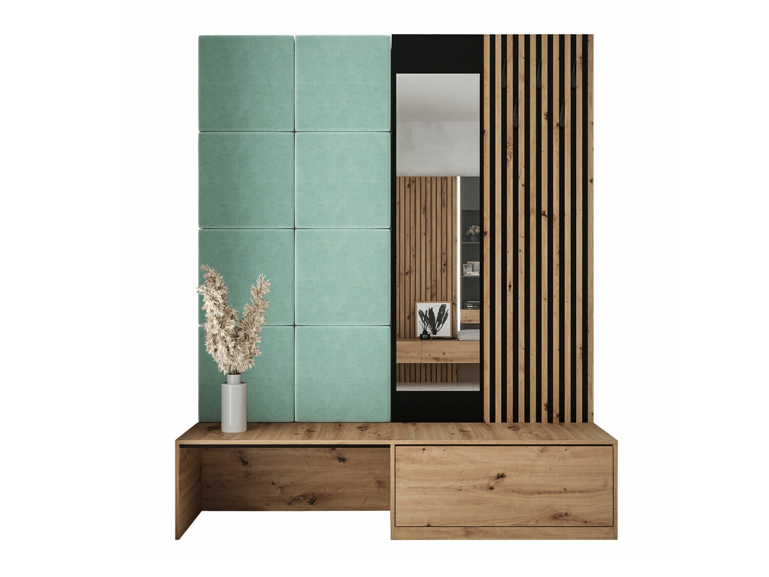 Előszoba garnitúra Fabor (Artisan tölgy + Manila 11)