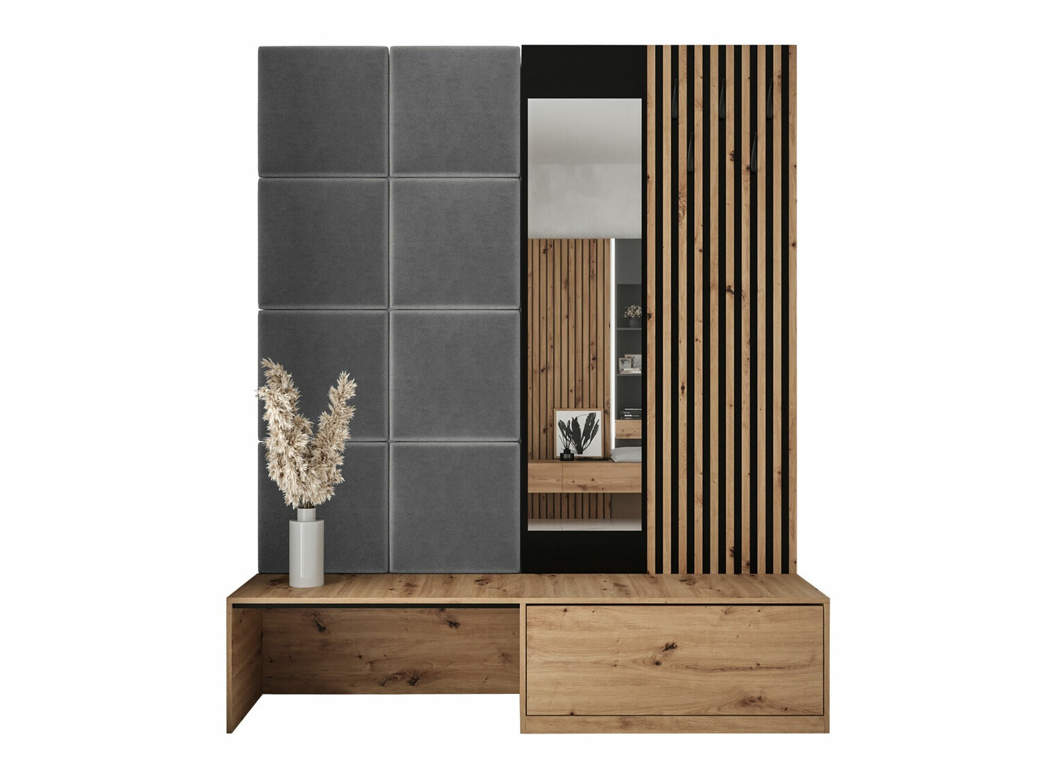 Előszoba garnitúra Fabor (Artisan tölgy + Manila 16)