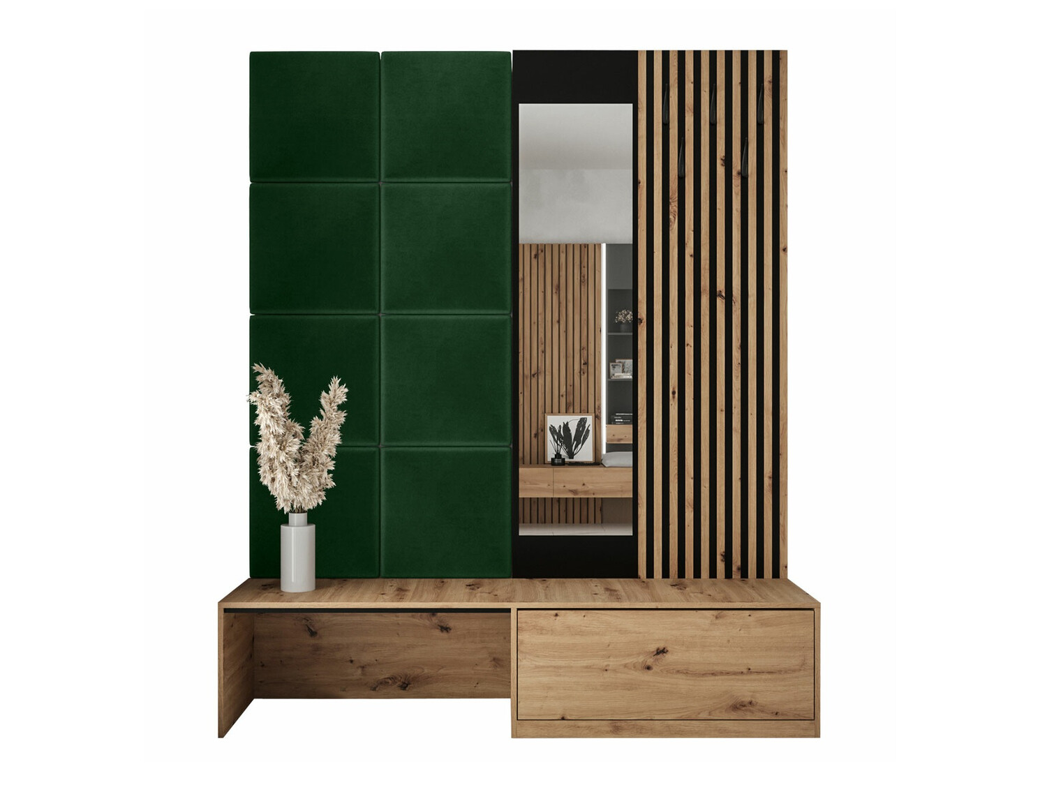 Előszoba garnitúra Hartford 322 (Artisan tölgy + Manila 35)