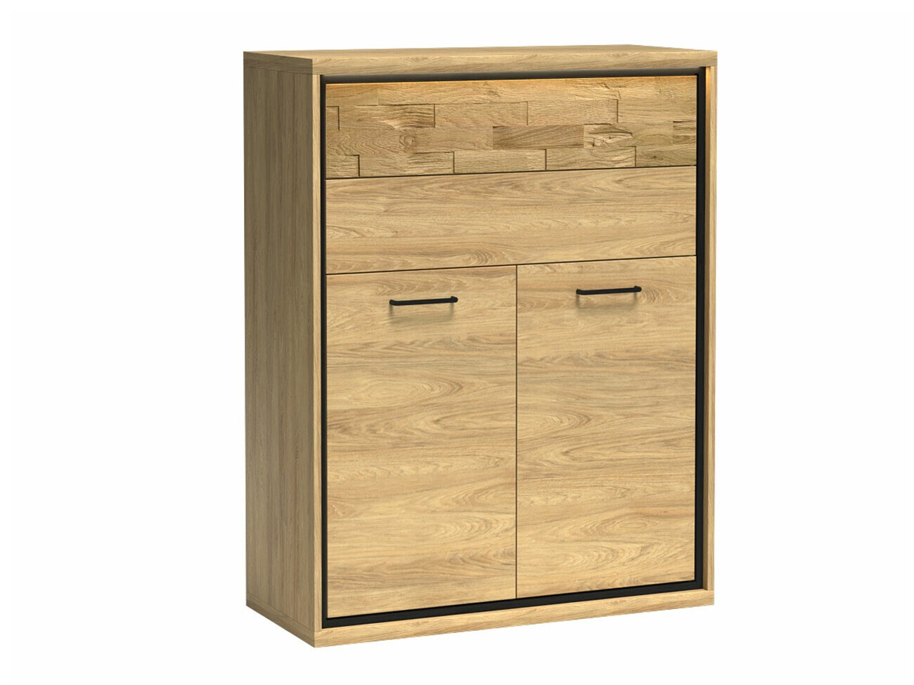 Komód Etrmoni 103 (Világos fa + Tölgy)