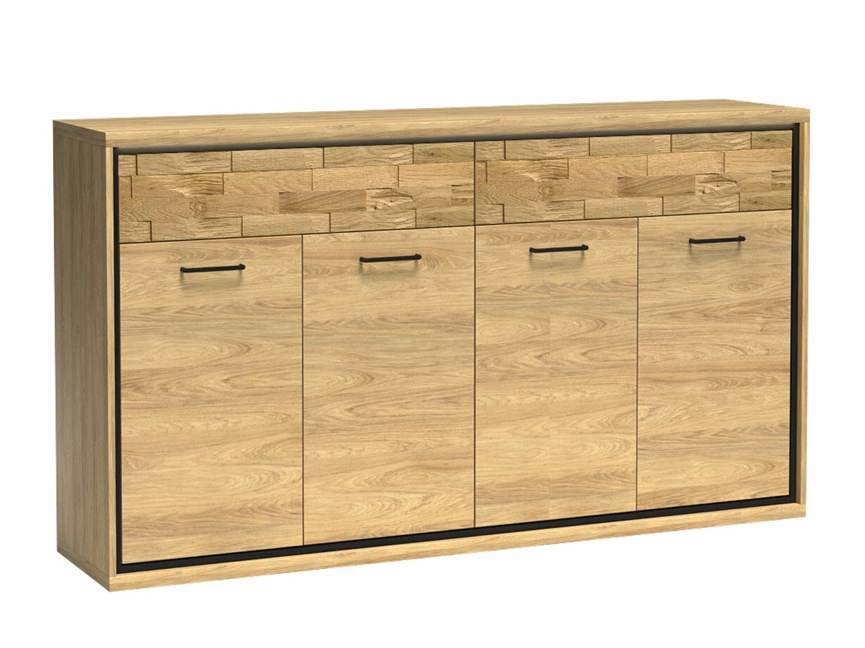 Komód Etrmoni 105 (Világos fa + Tölgy)