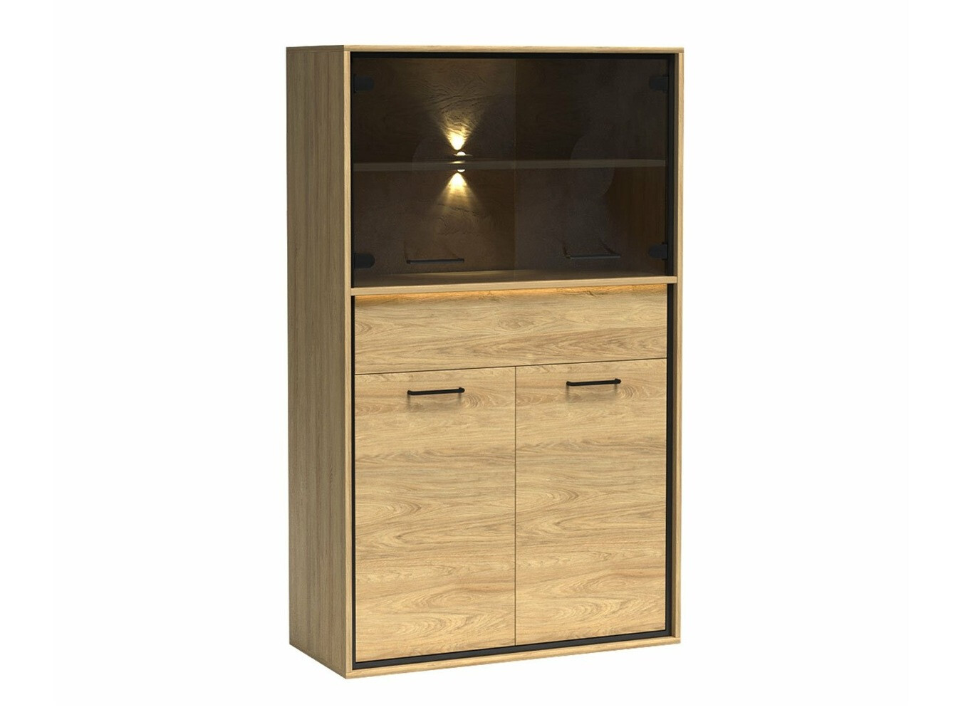 Könyvespolc Etrmoni 107 (Világos fa)