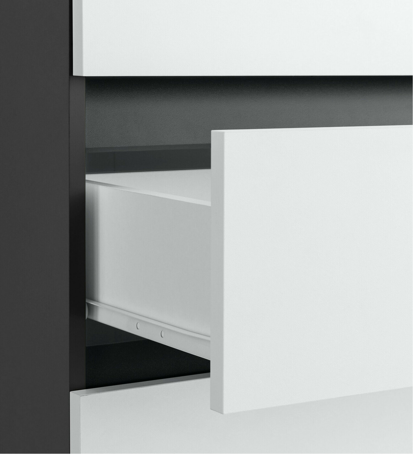 Álló fürdőszoba szekrény Soncamu 101 (Fehér + Antracit)