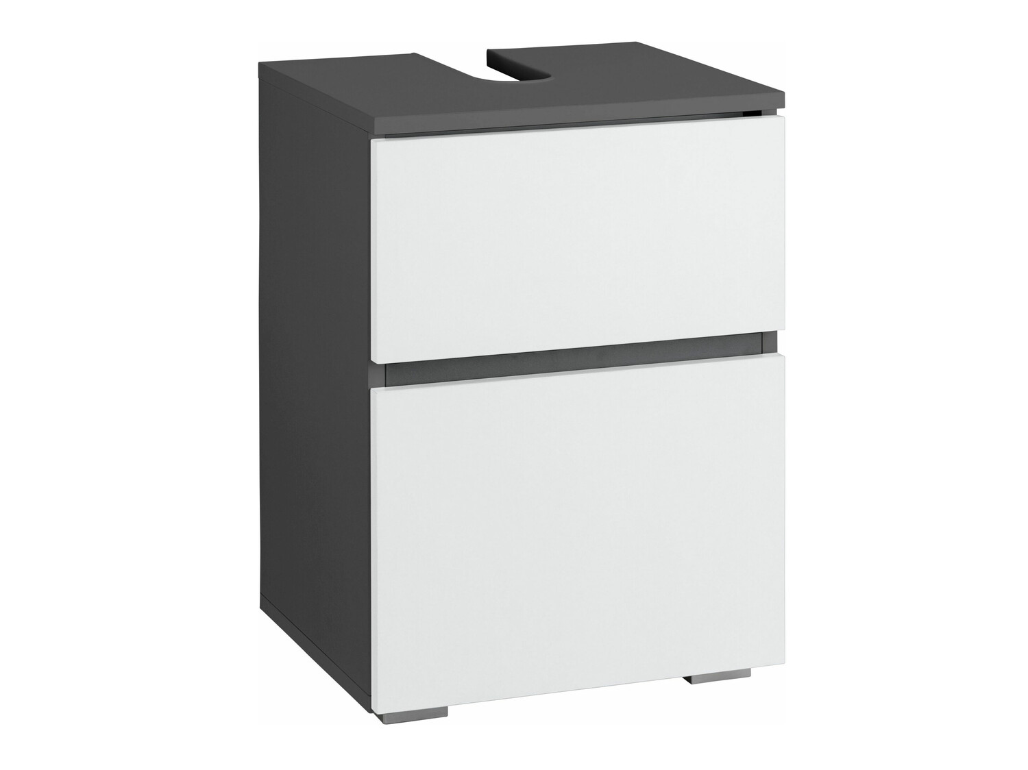 Mosdó alatti álló szekrény Soncamu 103 (Fehér + Antracit)