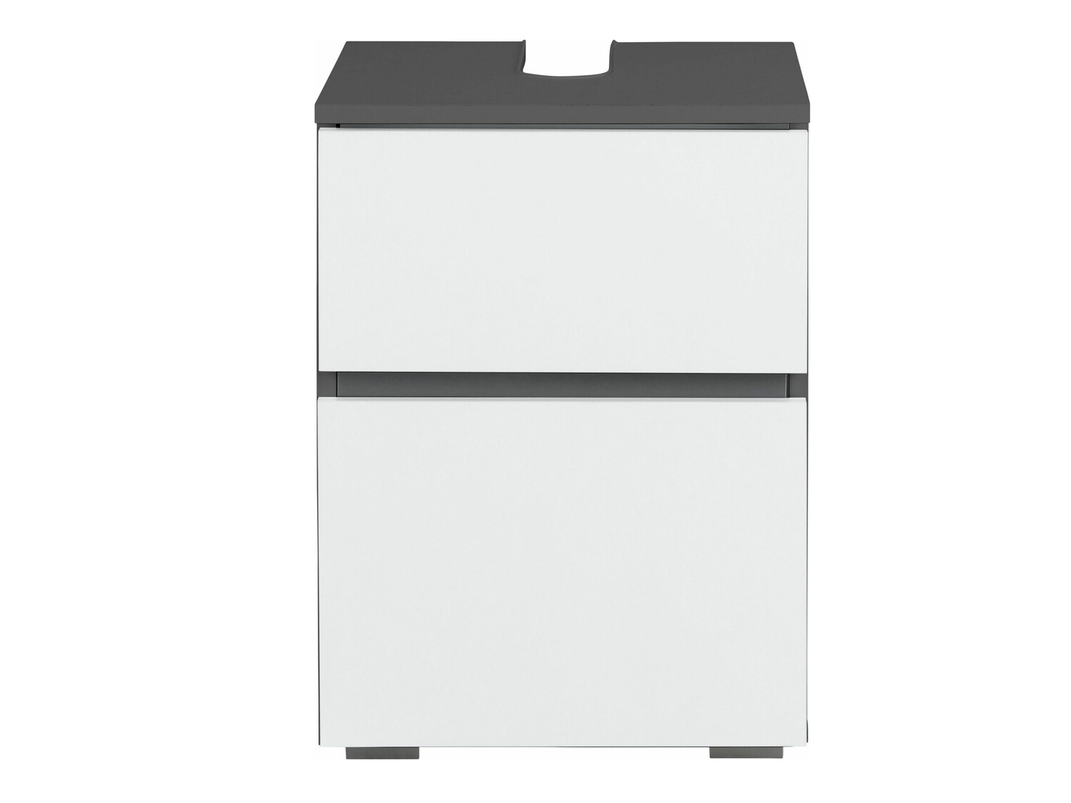 Mosdó alatti álló szekrény Soncamu 103 (Fehér + Antracit)