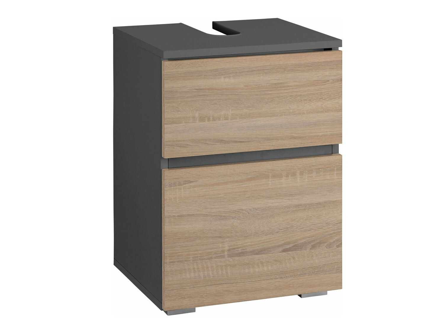Mosdó alatti szekrény Soncamu 103 (Antracit + Tölgy)