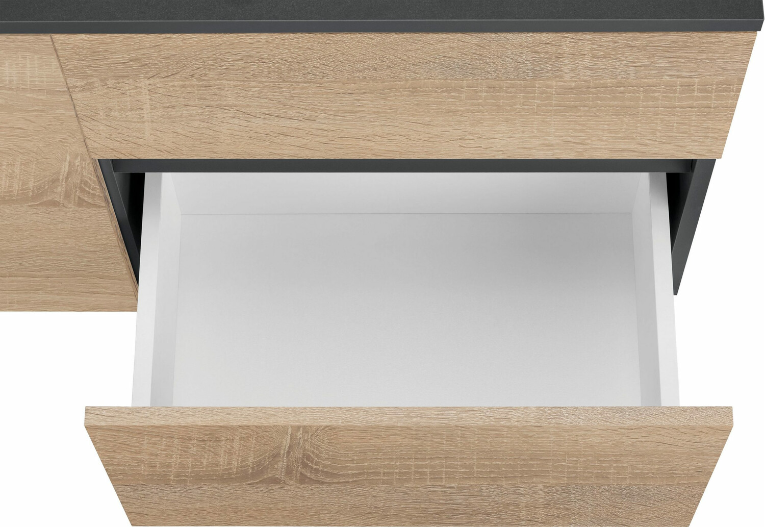 Fali szekrény mosdónak Soncamu 107 (Antracit + Tölgy)