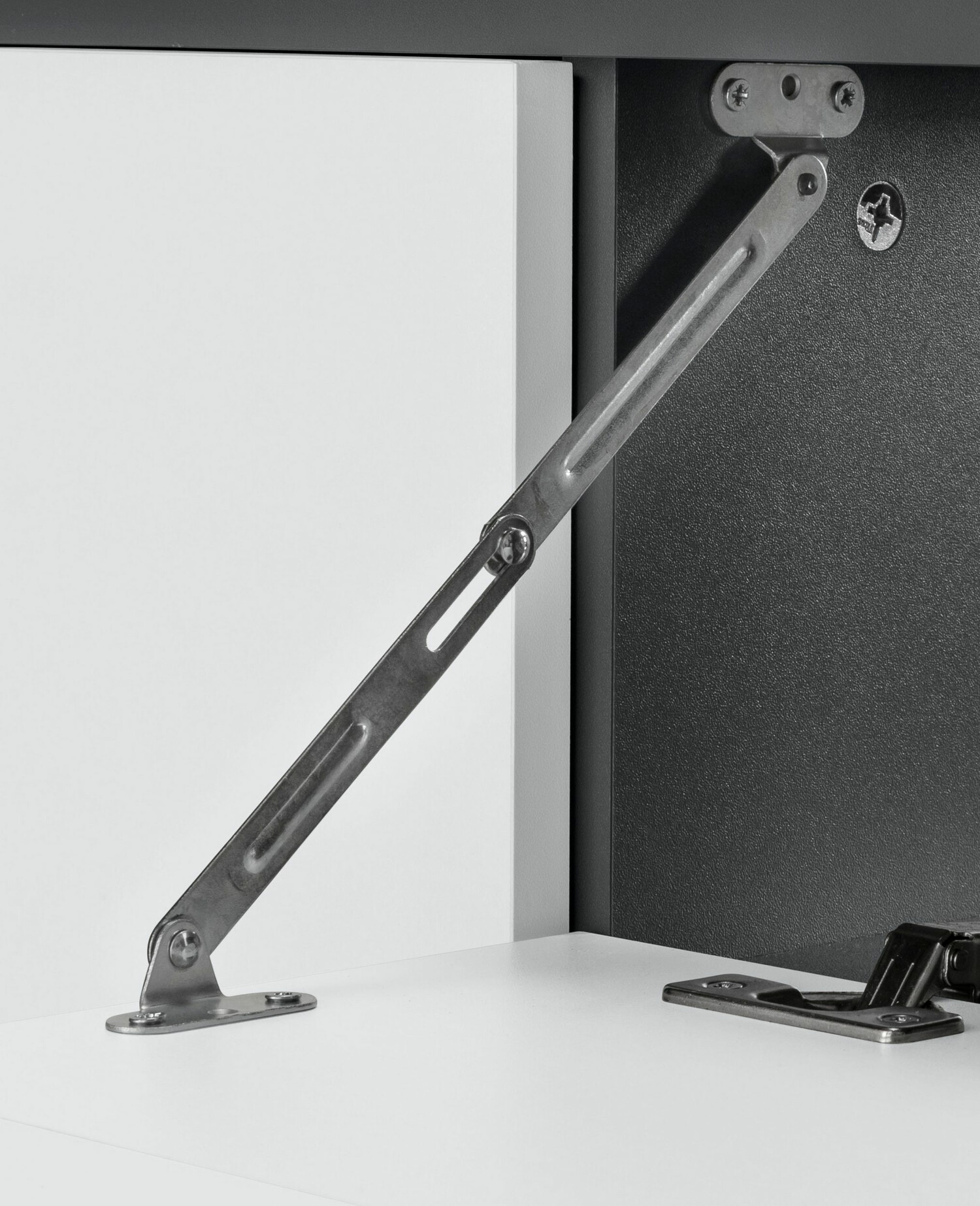 Fali szekrény mosdónak Soncamu 107 (Fehér + Antracit)