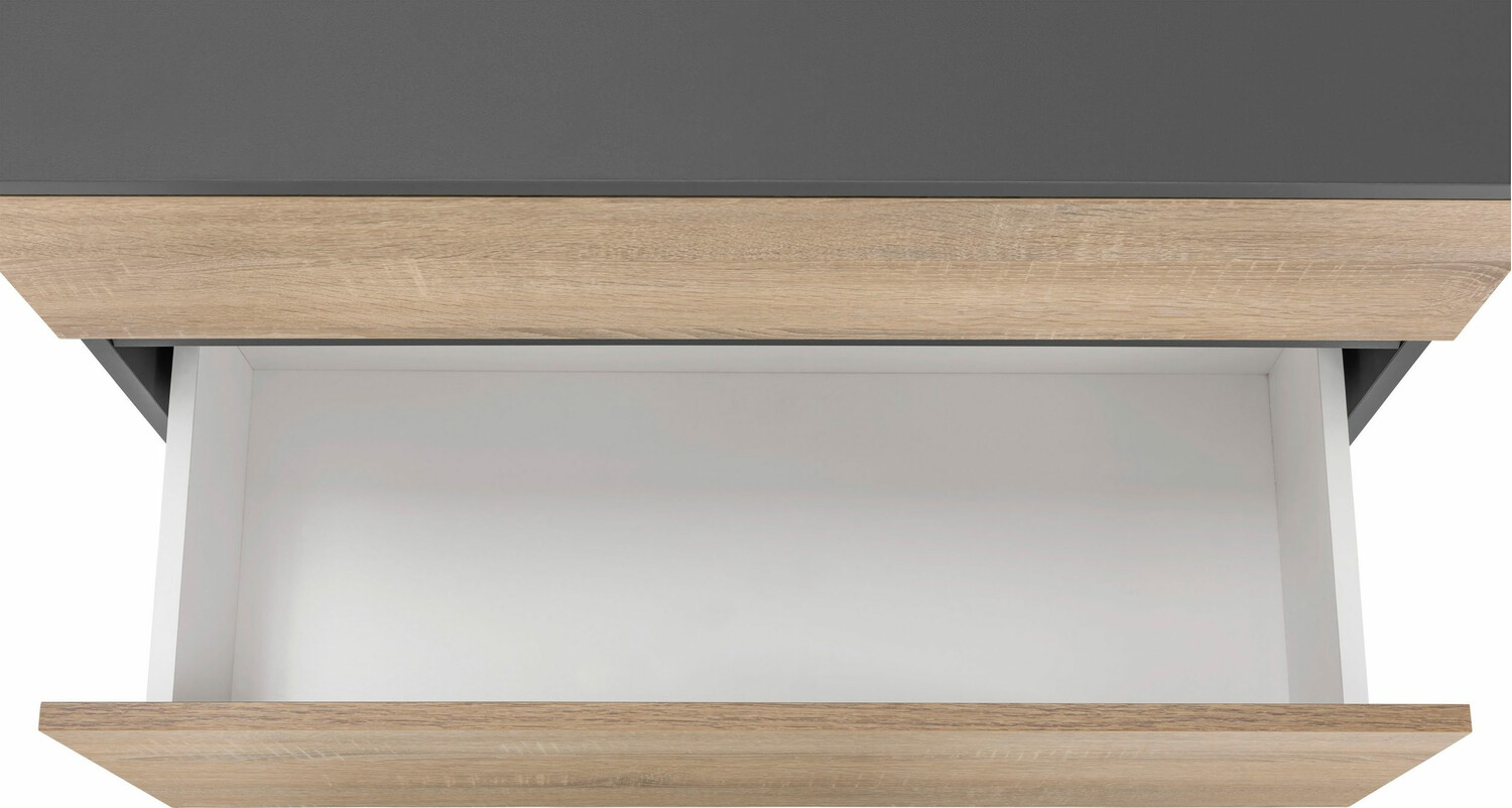 Mosdó alatti álló szekrény Soncamu 109 (Antracit + Tölgy)