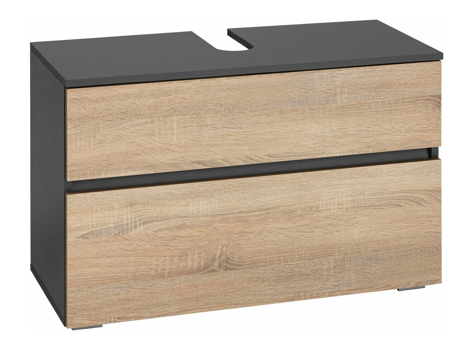 Mosdó alatti álló szekrény Soncamu 109 (Antracit + Tölgy)