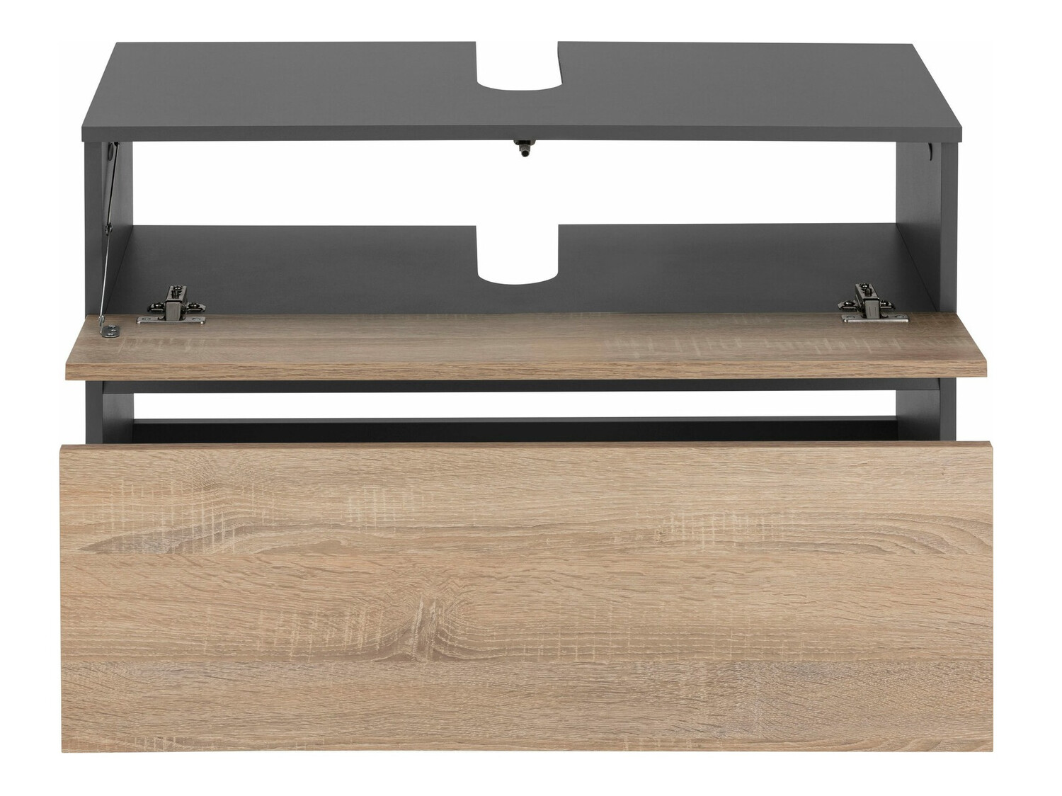 Mosdó alatti álló szekrény Soncamu 109 (Antracit + Tölgy)