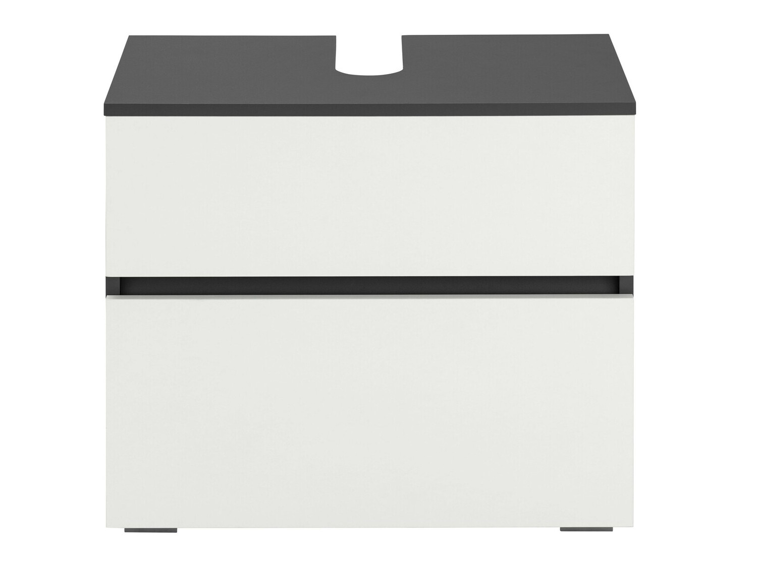 Mosdó alatti álló szekrény Soncamu 110 (Fehér + Antracit)