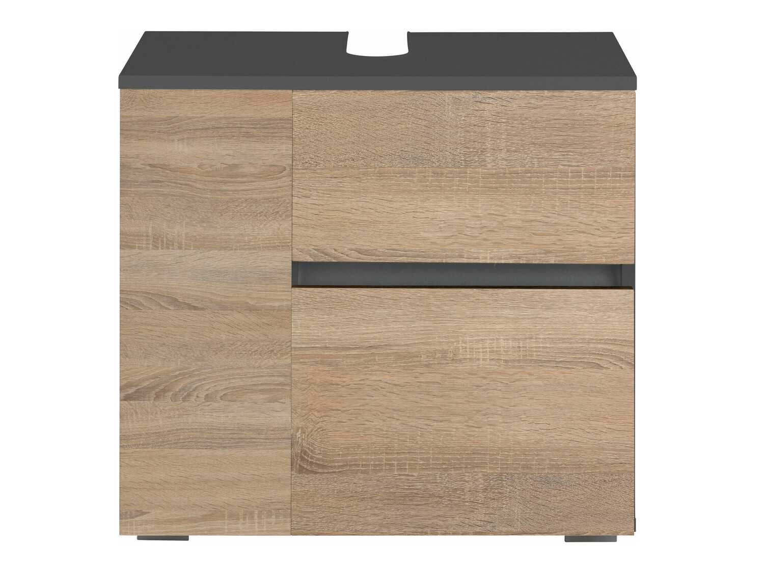Mosdó alatti szekrény Soncamu 108 (Antracit + Tölgy)
