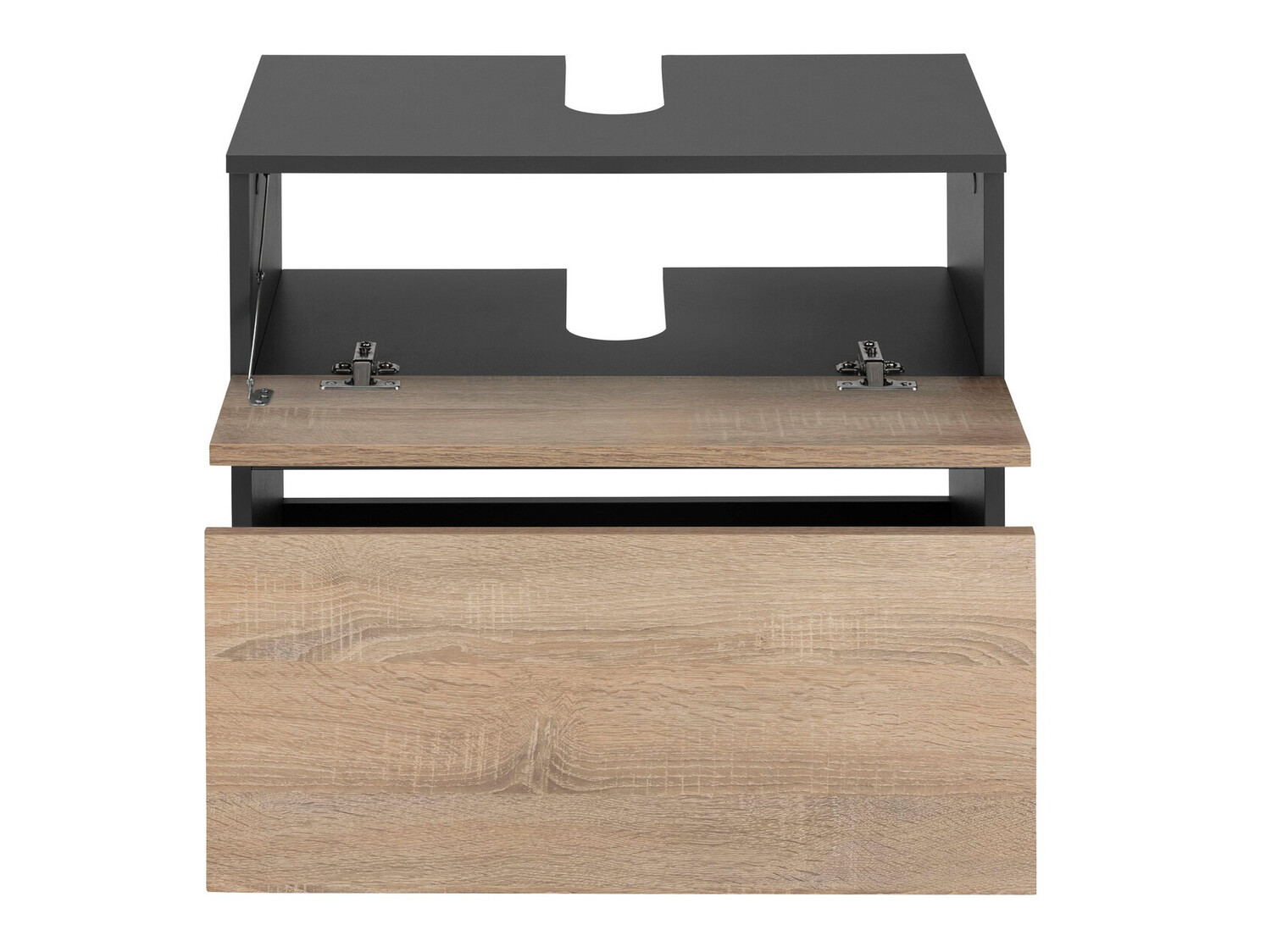 Mosdó alatti szekrény Soncamu 110 (Antracit + Tölgy)