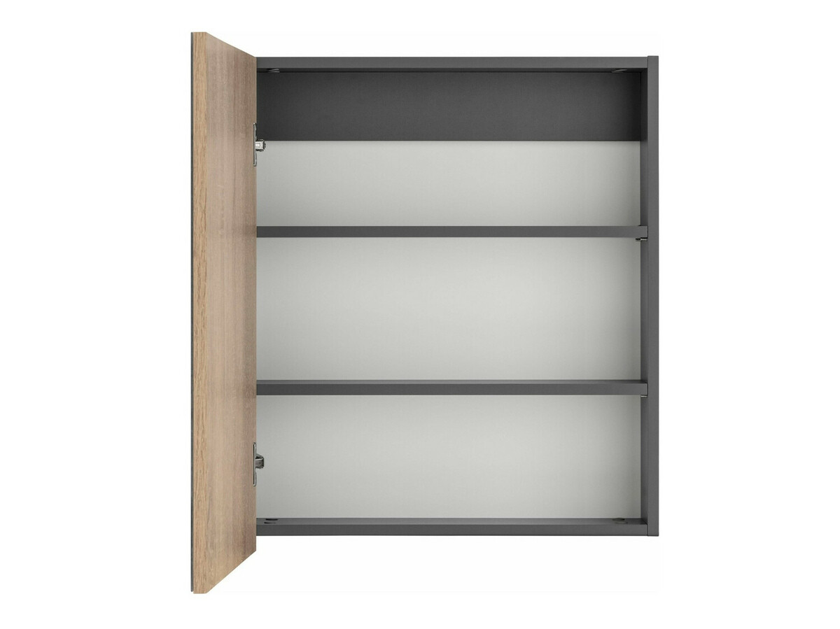 Fürdőszobai garnitúra Soncamu 112 (Antracit + Tölgy)