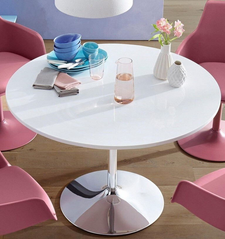 Asztal Denton 929 (Fényes fehér)