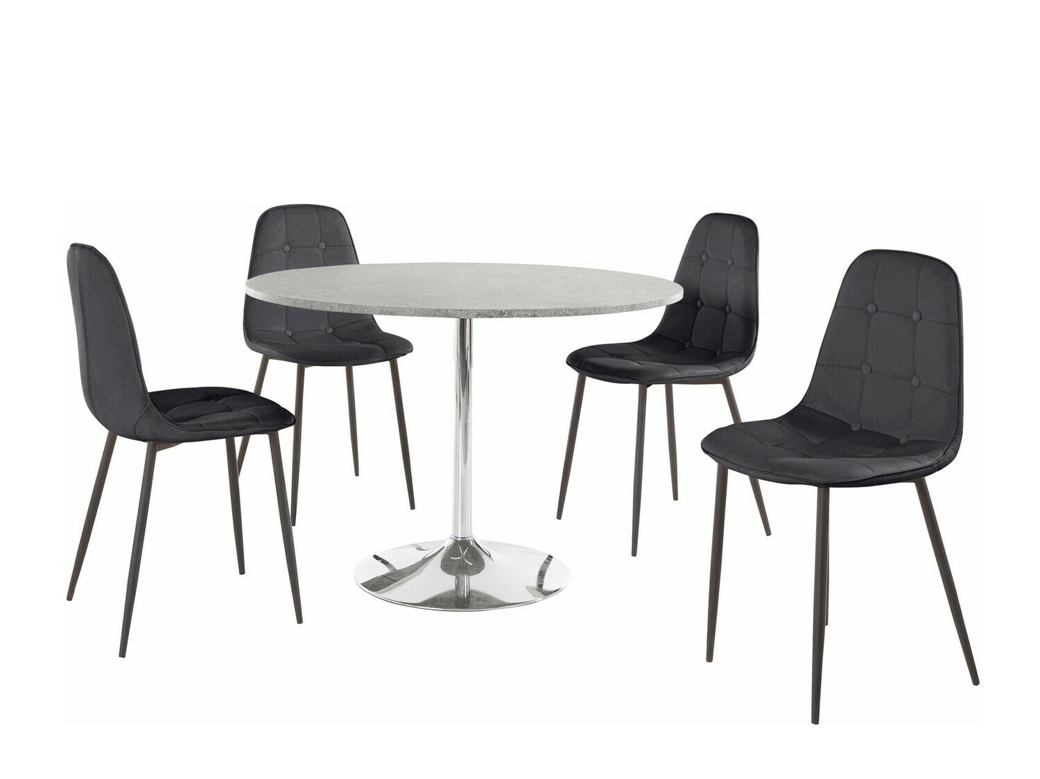 Étkezőgarnitúra Denton 936 (Fekete)